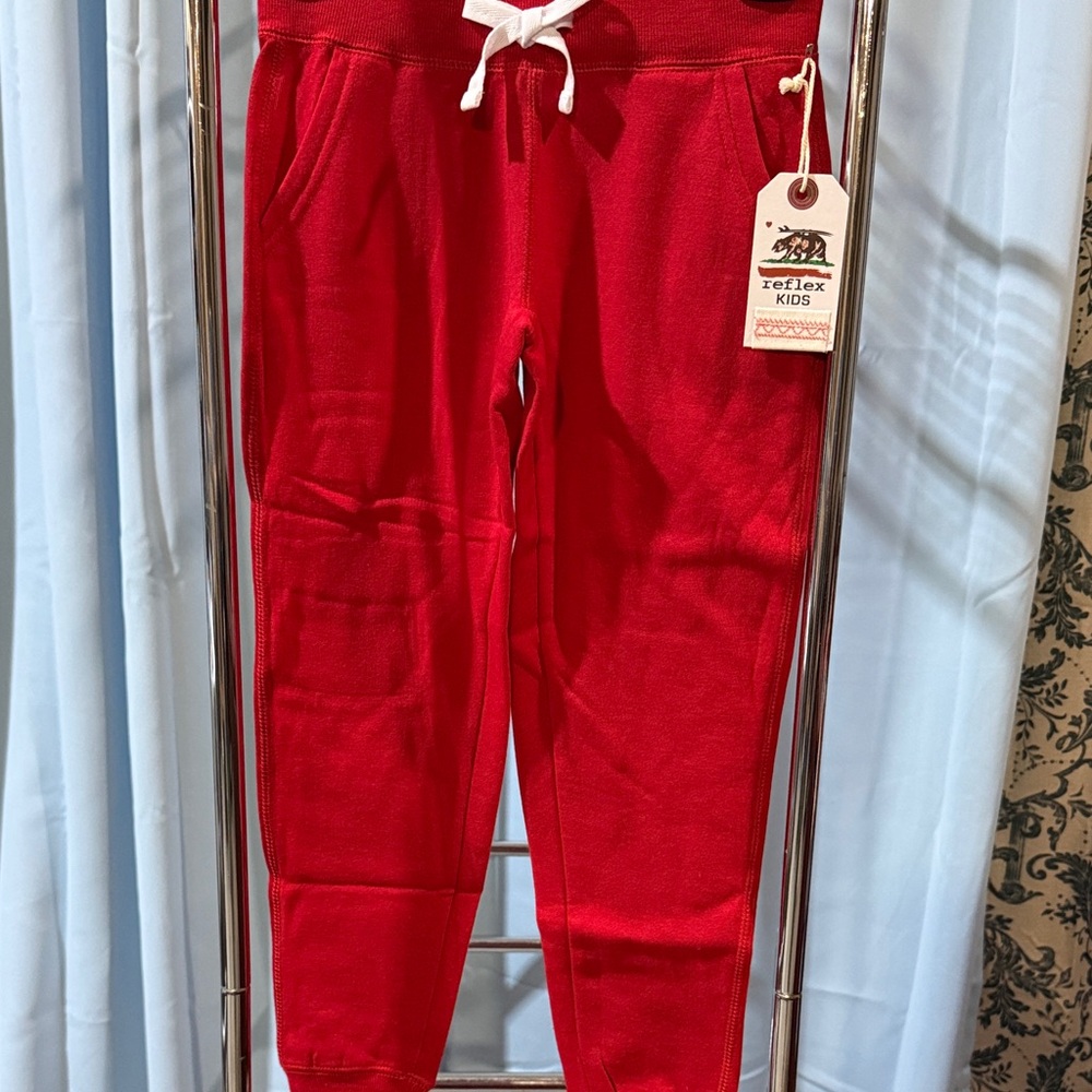 Red California Hoodie and Sweatpants Set - Picture 3 of 4